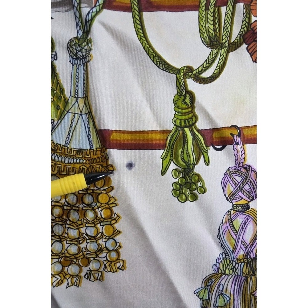 Hermes Silk Scarf: Passementerie - Picture 5 of 9